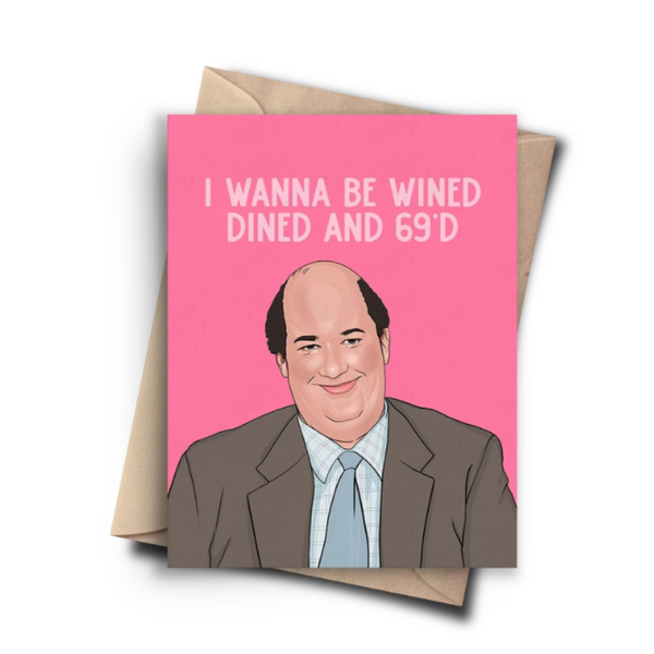 'i Wanna Be Wined And Dined' Card - Catalyst & Co